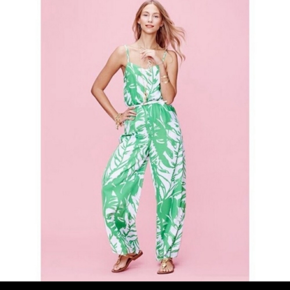Lilly Pulitzer Green Jumpsuit Medium